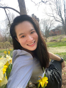 Madison at the Marsh Botanical Gardens at Yale